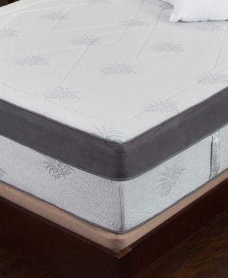 Om - Aloe 15" Mattress - Queen, Quick Ship, Mattress in a Box