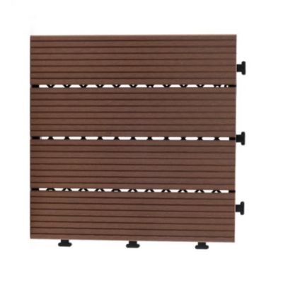 WPC Piece Decking Tile, 6 Piece Set