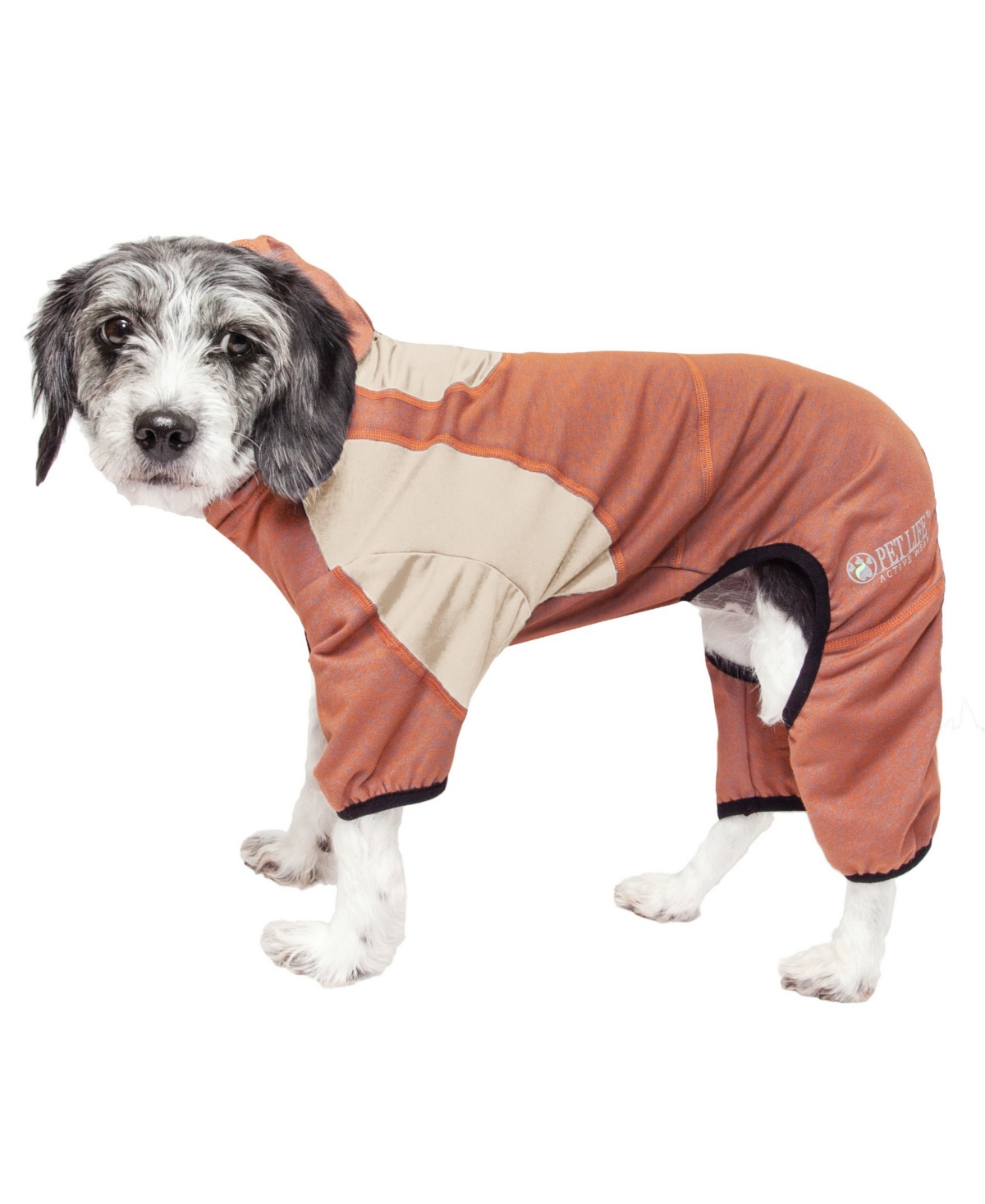 Pet Life Active 'Fur-Breeze' Performance Two Toned Full Bodied Hoodie