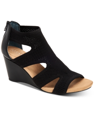 Alfani Women's Step 'N Flex Pennii Dress Wedge Sandals Created for Macy's Women's Shoes