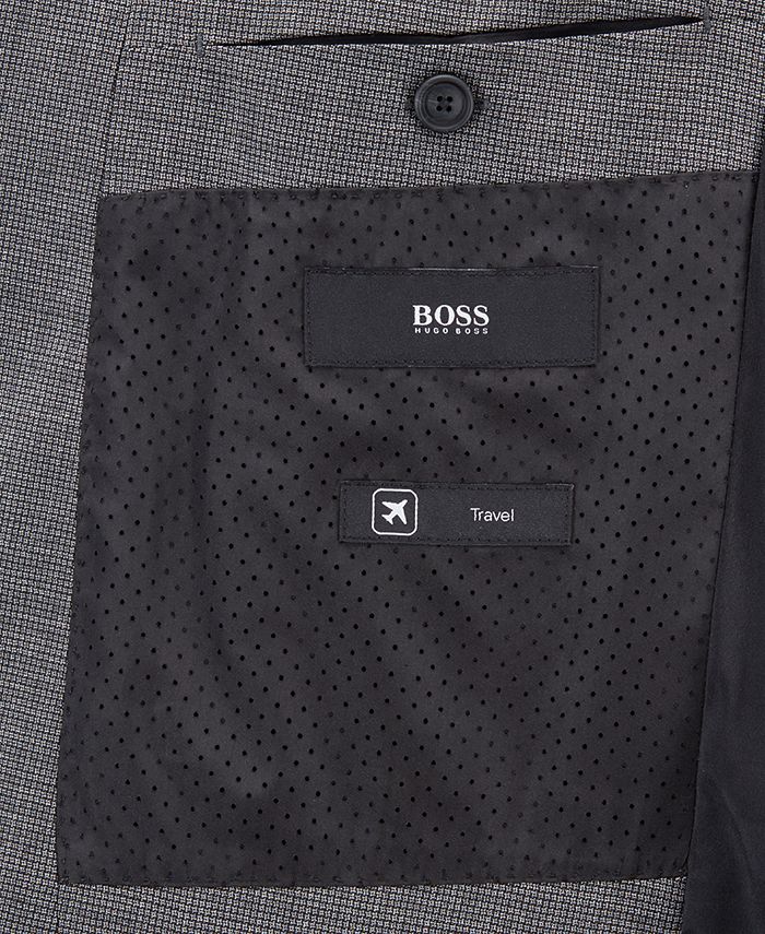 Hugo Boss BOSS Men's Regular/Classic Fit Micro-Pattern Suit - Macy's
