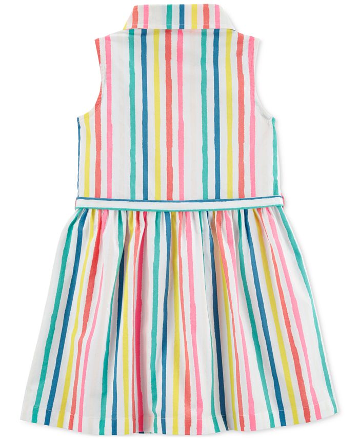 Carter's Toddler Girls Multicolor Striped Cotton Sundress - Macy's