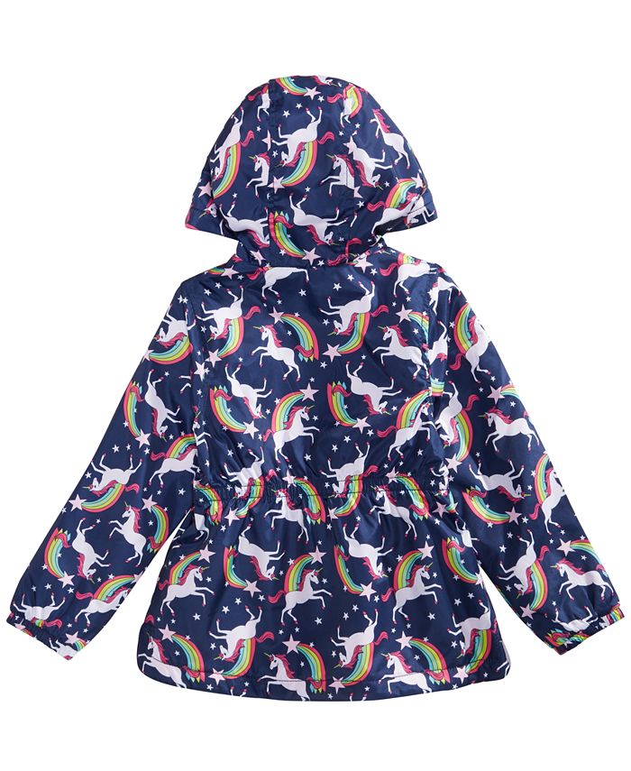 Carter's Toddler Girls Unicorns & Rainbows Hooded Jacket - Macy's