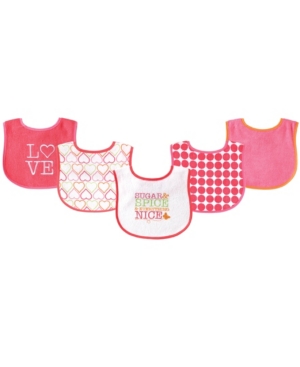 Luvable Friends Drooler Bibs 5-Pack One Size