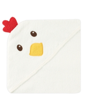 Luvable Friends Animal Face Hooded Towel One Size