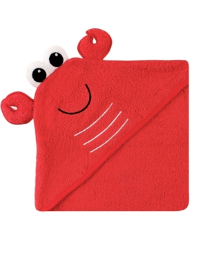 Luvable Friends Animal Face Hooded Towel One Size