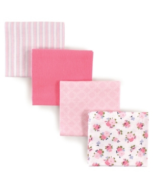 Luvable Friends Flannel Receiving Blankets 4-Pack One Size