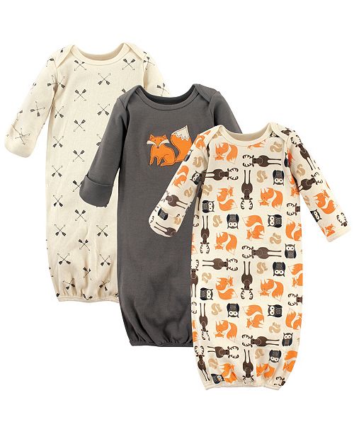 Hudson Baby Sleep Gowns, 3Pack, 06 Months & Reviews Pajamas Kids