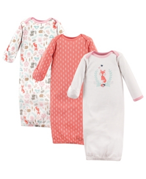 Hudson Baby Sleep Gowns 3-Pack 0-6 Months