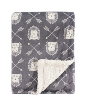 Hudson Baby Mink Blanket with Sherpa Backing One Size
