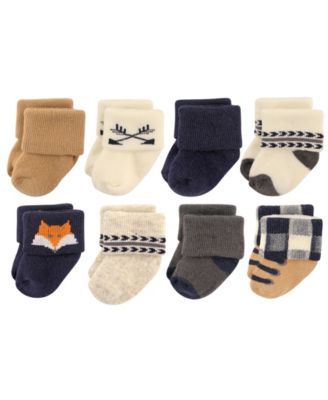 Cushioned Terry 8-Pair Sock Set