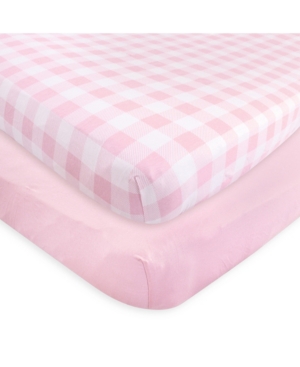 Touched By Nature Organic Fitted Crib Sheets 2-Pack One Size
