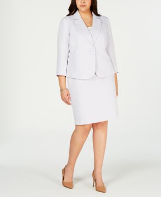 macys white suit womens