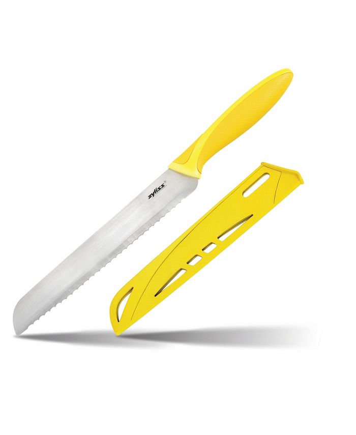 Zyliss Bread Knife with Sheath Cover, 8.5" Stainless Steel Blade Macy's