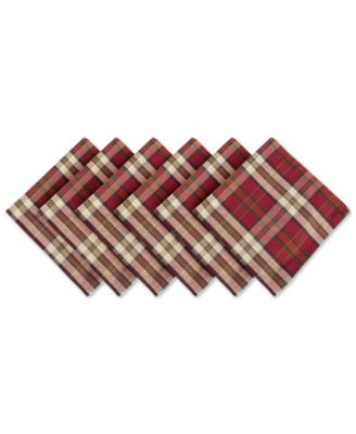 Campfire Plaid Napkin, Set of 6
