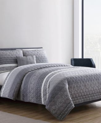 VCNY Home Casper 3 Piece 3 Piece Twin XL Comforter Set - Macy's