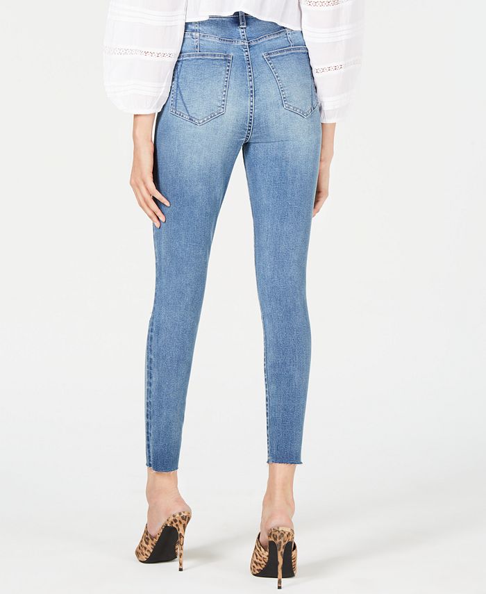 Kendall + Kylie Ripped Ankle Jeans - Macy's