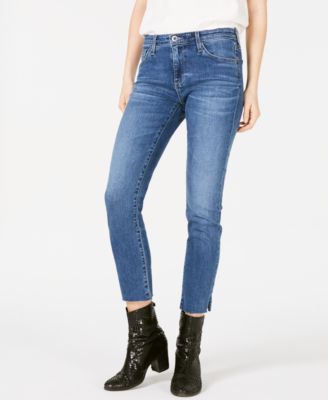 AG Jeans - Prima Frayed-Hem Ankle Jeans