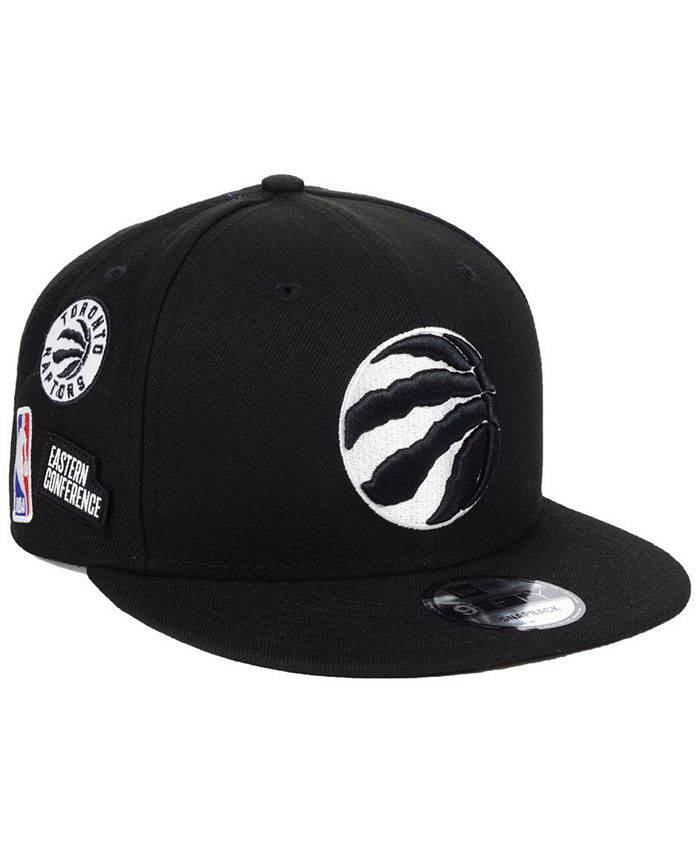 Men's Mitchell & Ness Black/White Toronto Raptors Hardwood Classics Night Day Snapback - Hat