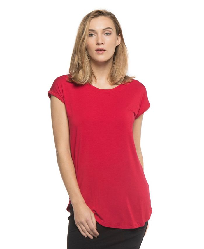 Cassidy Cap Sleeve Bamboo Boyfriend Tunic