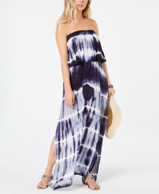 strapless cover up dress