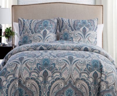Lawrence Pinsonic Reversible 3-Pc. Quilt Set, Full/Queen