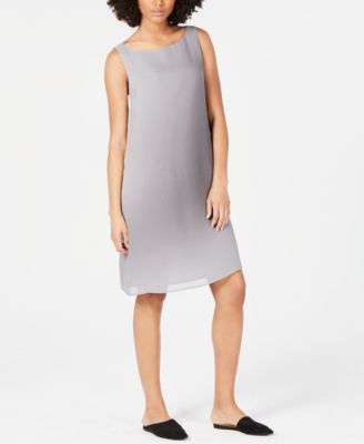 Eileen Fisher Silk with Hand-Sewn cheapest Sequins Dress