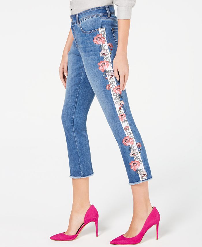 Inc embroidered deals jeans