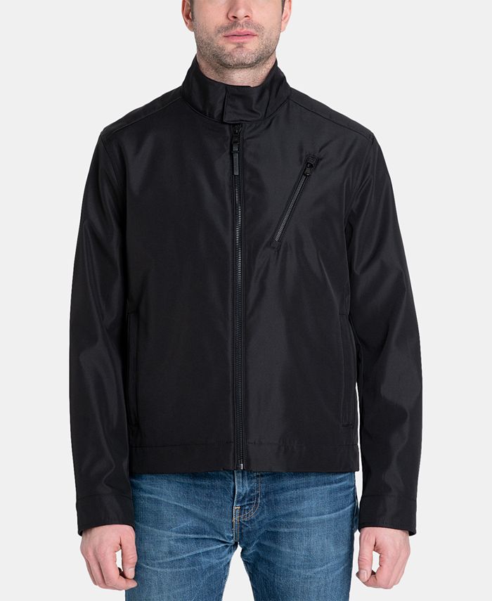 Michael Kors Men's Racer Moto Jacket, Created for Macy's & Reviews - Coats  & Jackets - Men - Macy's