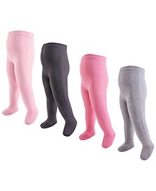 Girl Cotton Tights 4Pack 
