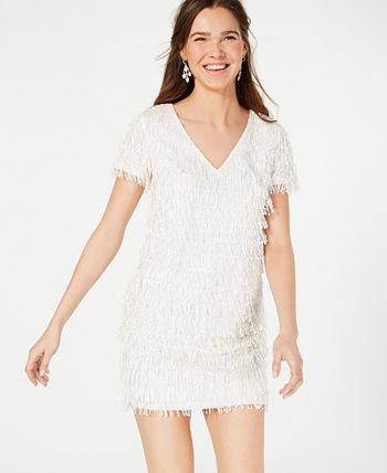 Aidan mattox outlet sequin shift dress