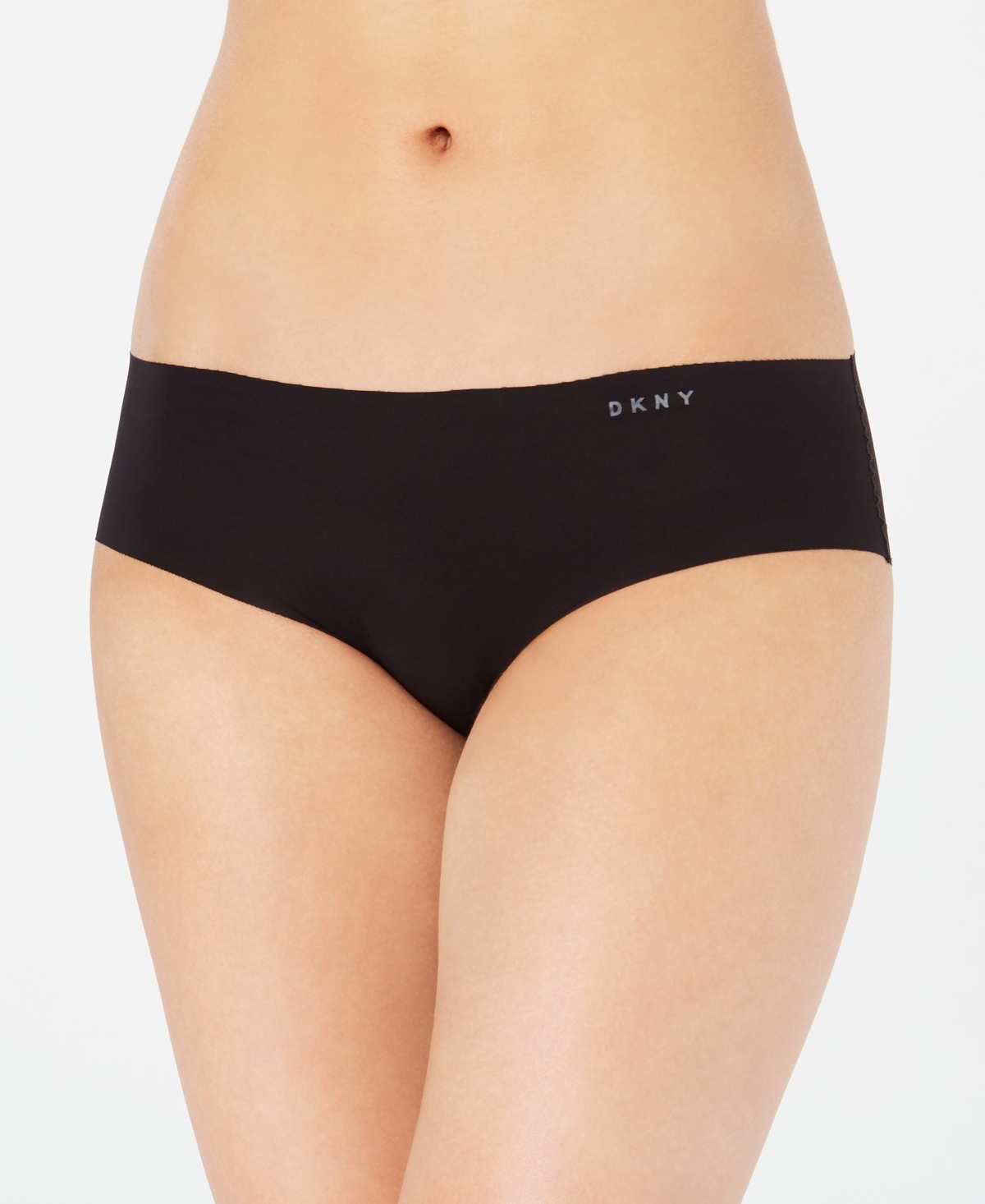 Shop Dkny Litewear Cut Anywear Logo-printed Hipster Underwear Dk5028 In Black,graphite