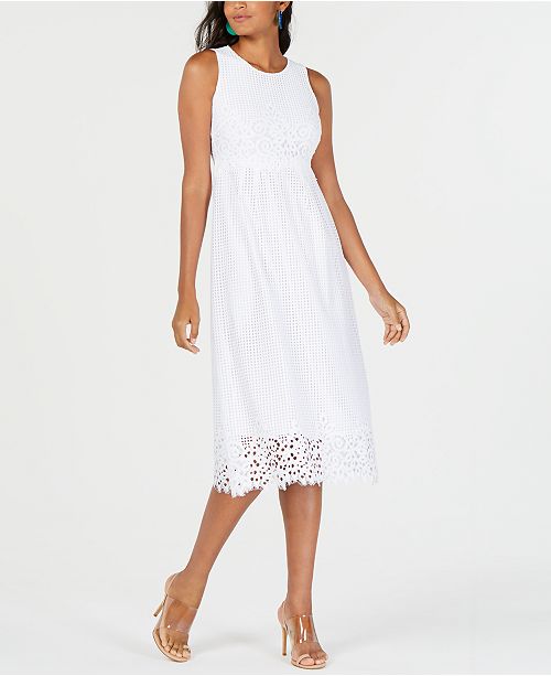 Alfani Lace Midi Dress Created For Macy S Reviews Dresses Women Macy S