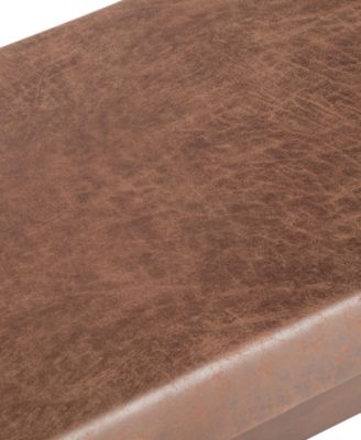 Chanelle Mid Century Modern Rectangle Ottoman Bench