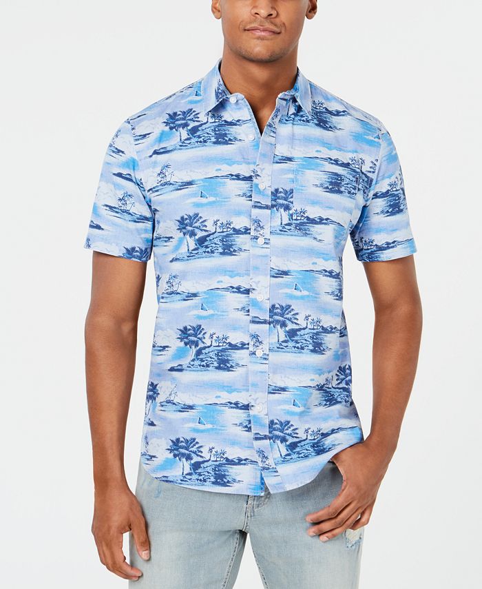 American Rag Men's Denim Beach Days Shirt, Created for Macy's & Reviews ...
