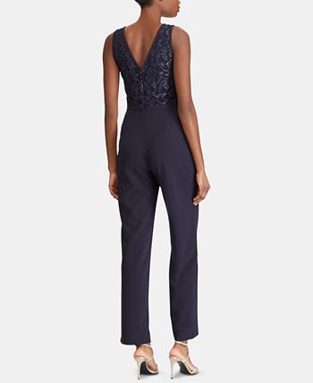 Ralph lauren lace 2025 bodice jumpsuit
