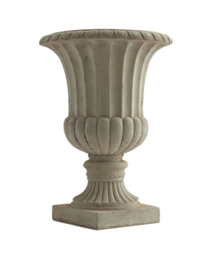 Nearly Natural 20.25-in. Large Sand Colored Urn Indoor/outdoor