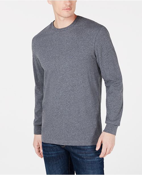 Club Room Men S Long Sleeve Crew Neck T Shirt Created For Macy S