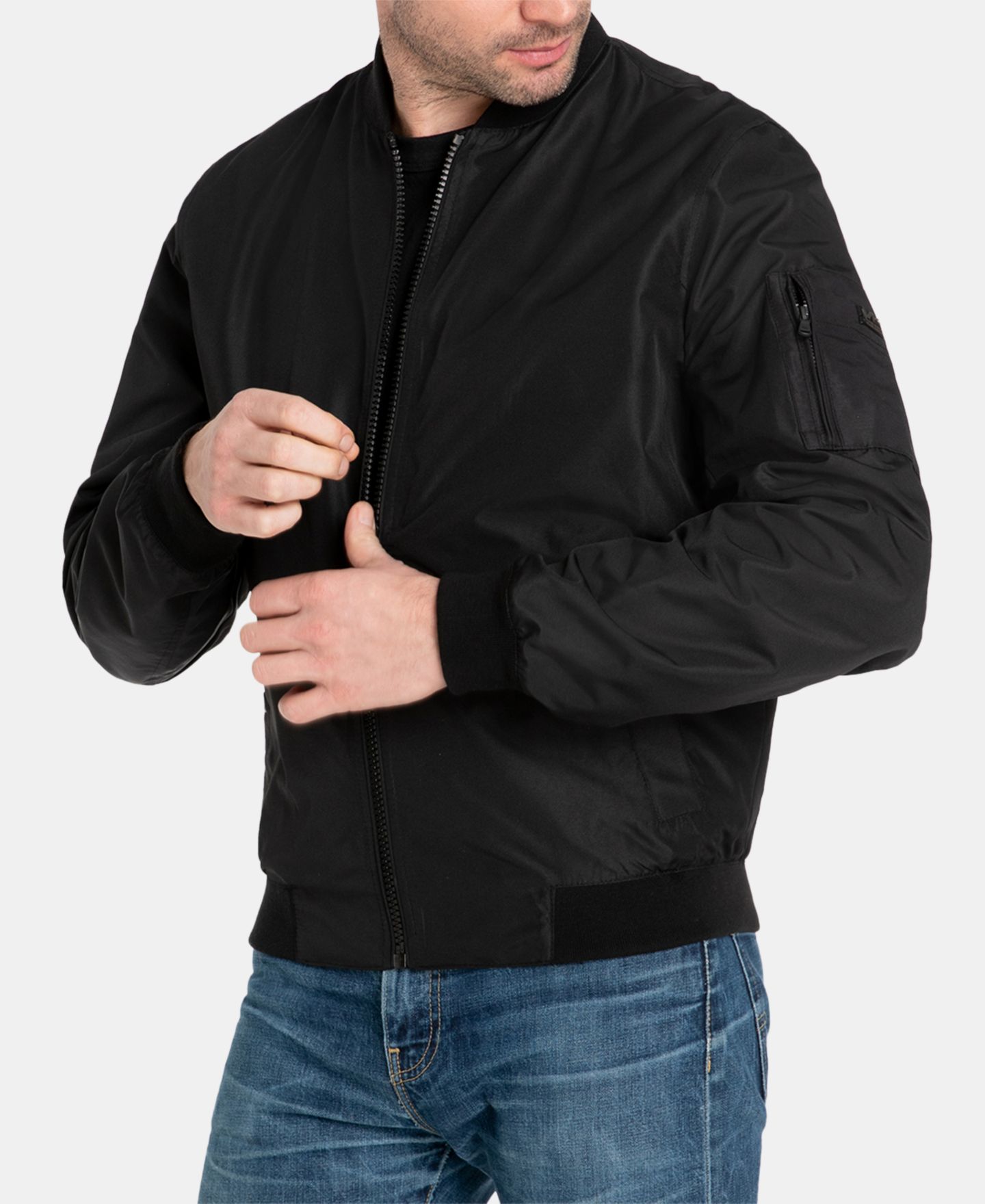 Мужская куртка Michael Kors Bomber, цвет: Чёрный — фото 2