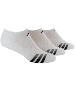 adidas Men's 3-Pk. Cushioned No-Show Socks