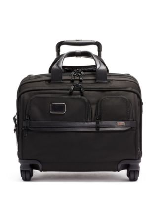 black tumi suitcase