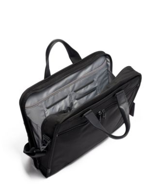 tumi alpha 2 compact large screen laptop briefcase