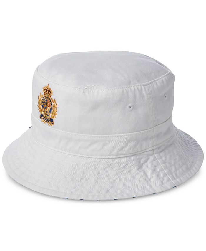 Polo Ralph Lauren Men's Reversible Crested Polo Bear Bucket Hat - Macy's