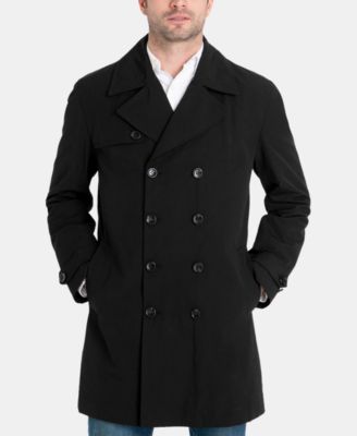 Michael Kors - Men's Modern-Fit Double-Breasted Raincoat