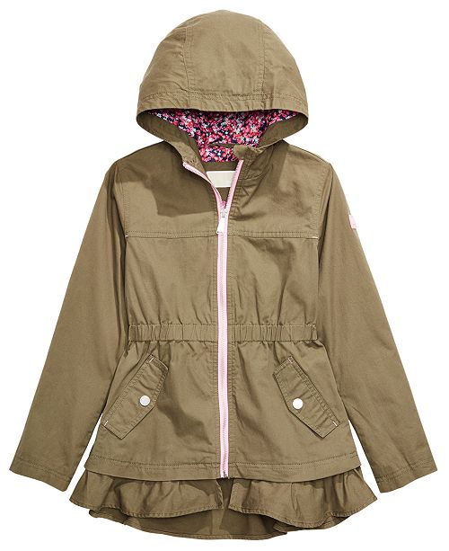 Michael Kors Toddler Little Girls Ruffled Anorak Jacket