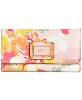 floral guess wallet