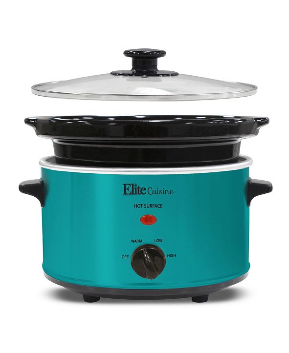 Elite by MaxiMatic Elite Gourmet 2 Quart Oval Slow Cooker & Reviews