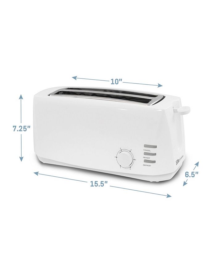 Elite Maxi-Matic Stainless Steel 4 Slice Long Slot Toaster, 1 ct - Fry's  Food Stores