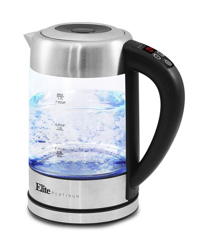 Elite Gourmet Elite Platinum 1.7L 7.2 Cup Electric Programmable