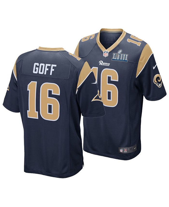 Youth Nike Jared Goff Navy Los Angeles Rams Game Jersey